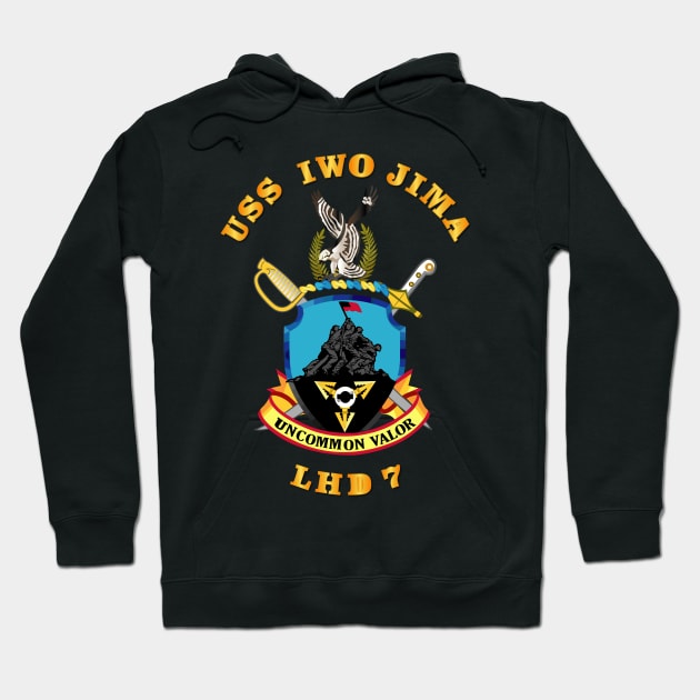 USS Iwo Jima (LHD-7) wo BakGrd Hoodie by twix123844